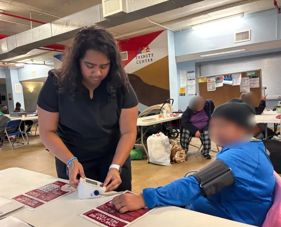HealthMaze volunteers at a screening